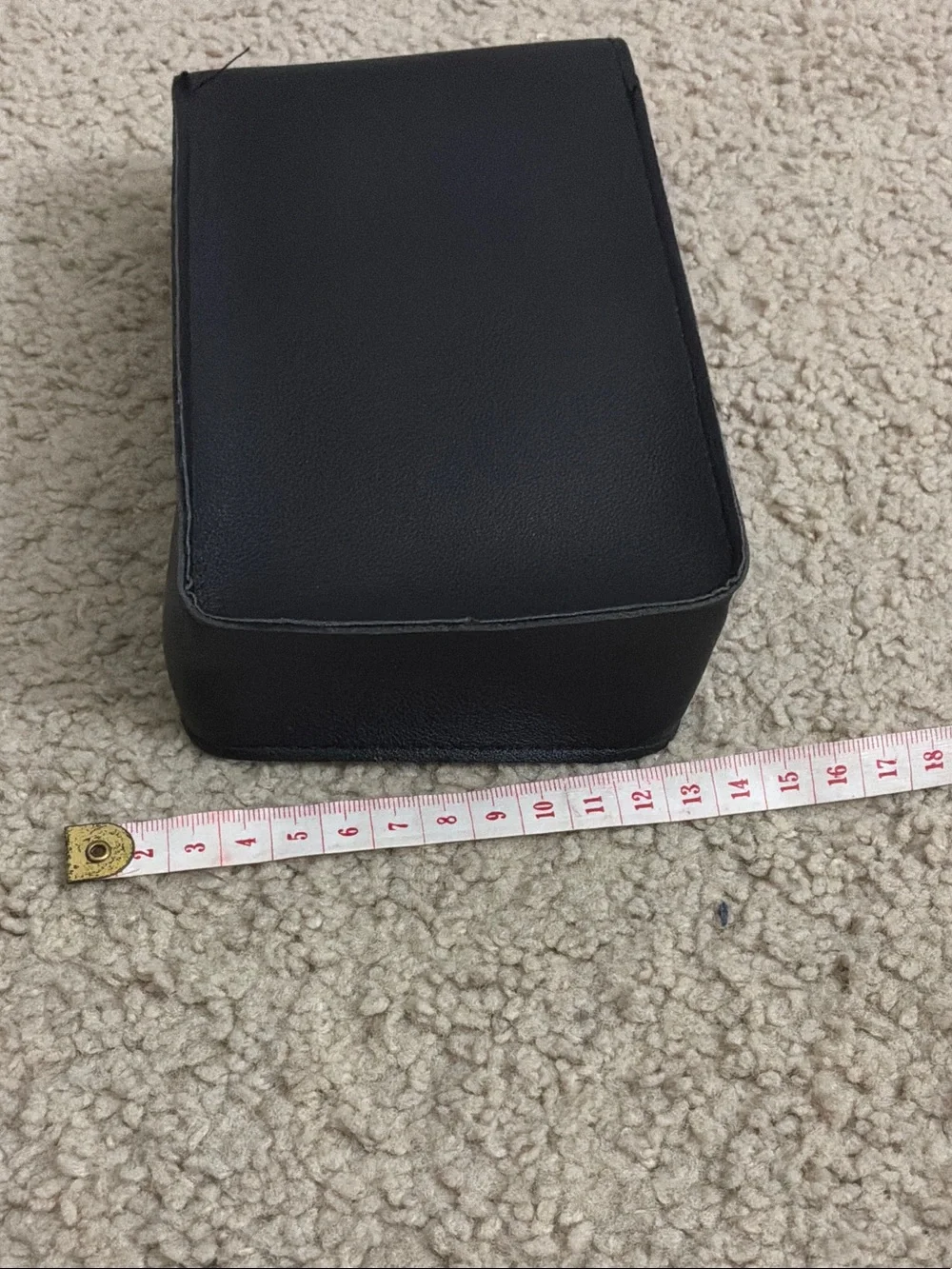 Black and White Faux Leather Phone Crossbody with Gold Lock